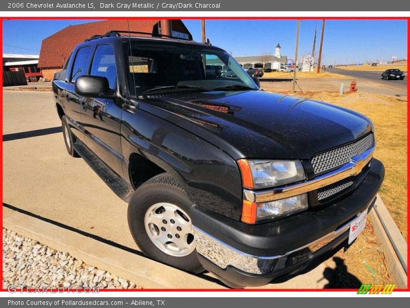 Dark Gray Metallic / Gray/Dark Charcoal 2006 Chevrolet Avalanche LS