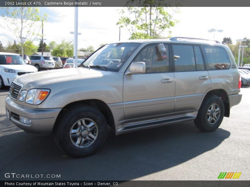 Cashmere Beige Metallic / Ivory 2002 Lexus LX 470