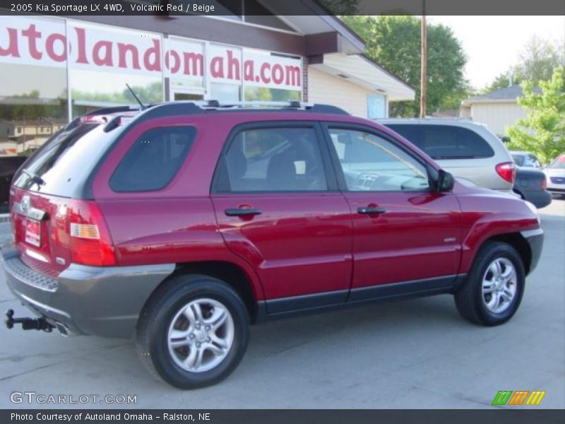 Volcanic Red / Beige 2005 Kia Sportage LX 4WD