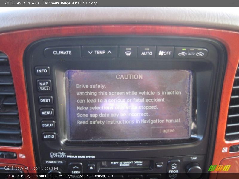 Cashmere Beige Metallic / Ivory 2002 Lexus LX 470