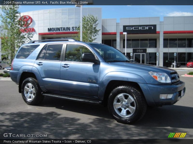 Pacific Blue Metallic / Stone 2004 Toyota 4Runner SR5 4x4