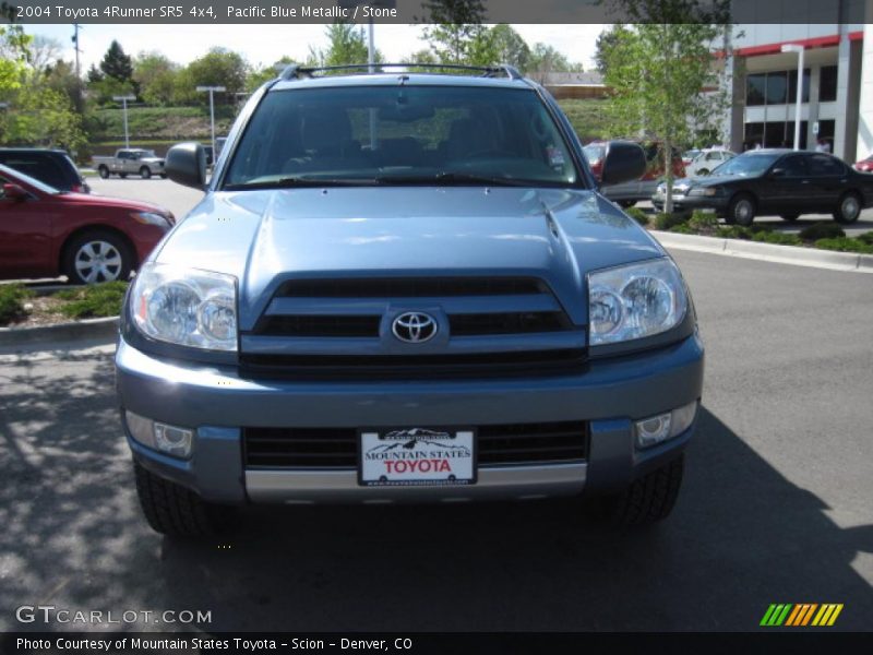 Pacific Blue Metallic / Stone 2004 Toyota 4Runner SR5 4x4