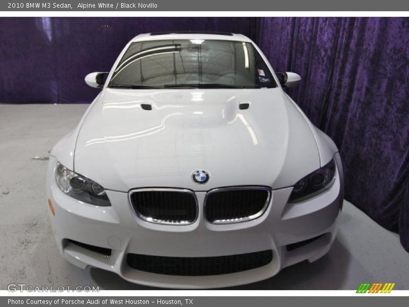 Alpine White / Black Novillo 2010 BMW M3 Sedan
