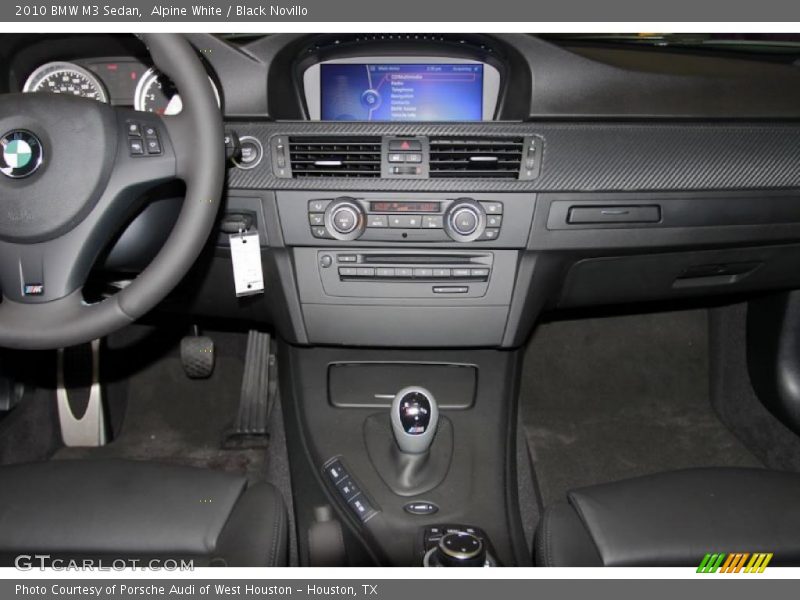 Alpine White / Black Novillo 2010 BMW M3 Sedan