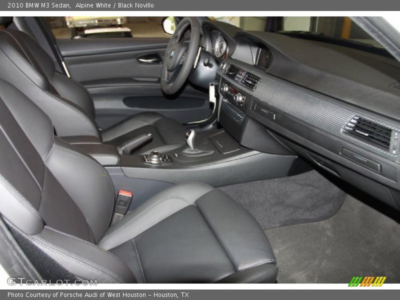 Alpine White / Black Novillo 2010 BMW M3 Sedan