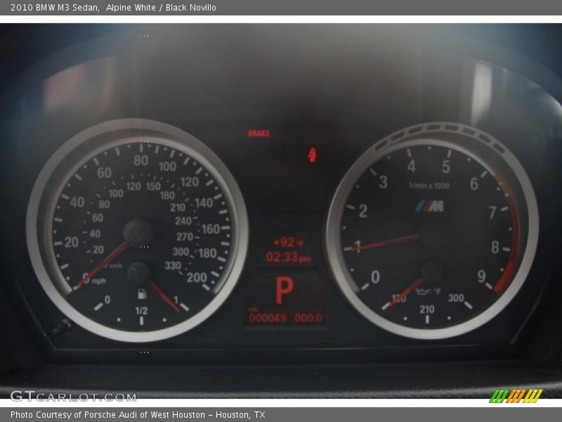 Alpine White / Black Novillo 2010 BMW M3 Sedan