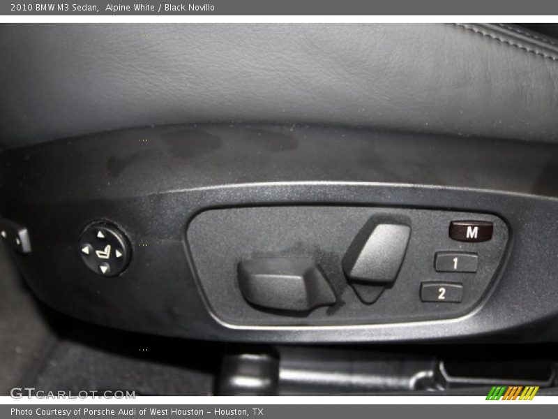 Alpine White / Black Novillo 2010 BMW M3 Sedan