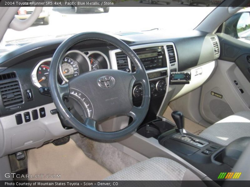 Pacific Blue Metallic / Stone 2004 Toyota 4Runner SR5 4x4