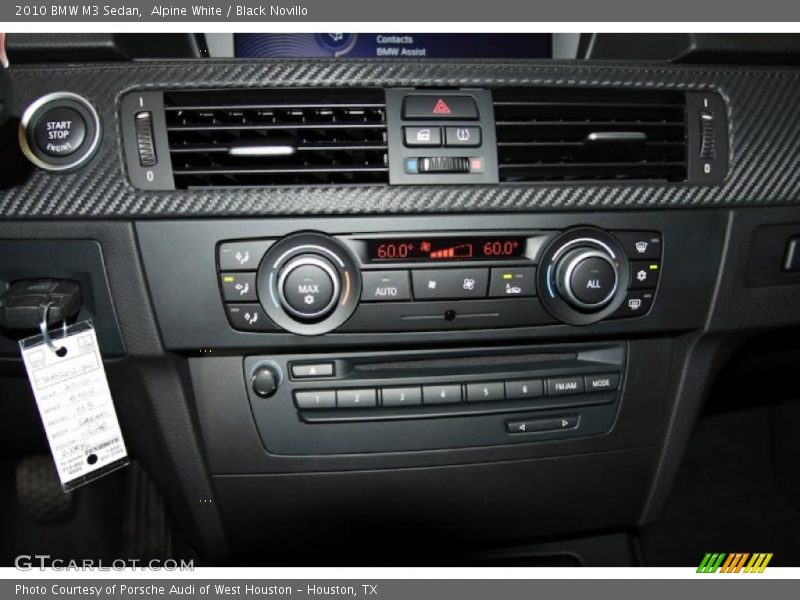Alpine White / Black Novillo 2010 BMW M3 Sedan