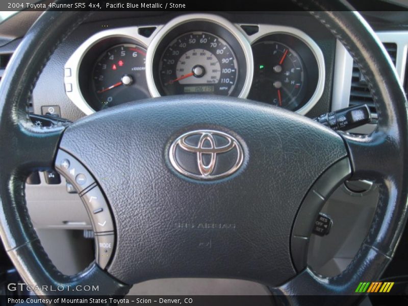 Pacific Blue Metallic / Stone 2004 Toyota 4Runner SR5 4x4