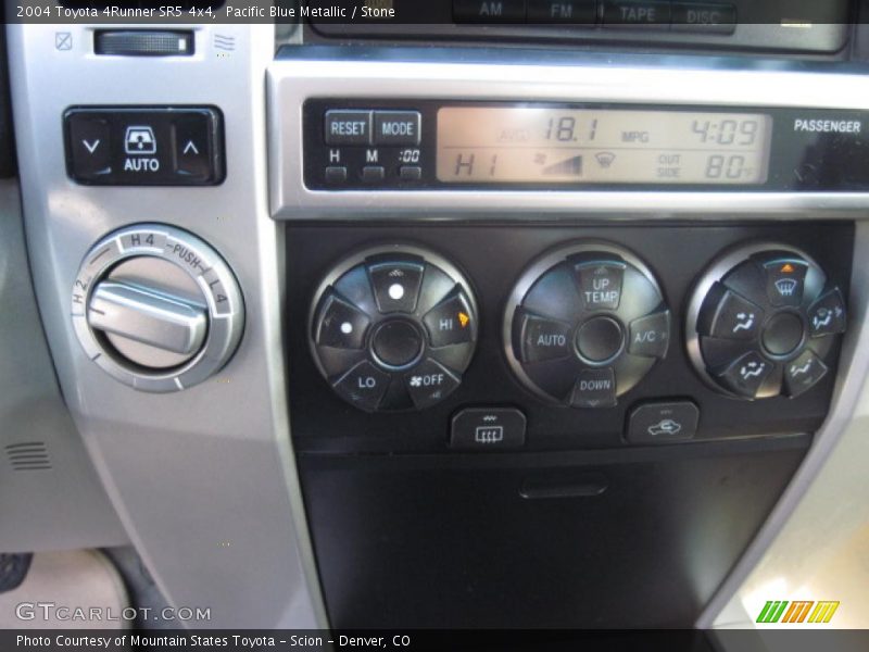Pacific Blue Metallic / Stone 2004 Toyota 4Runner SR5 4x4