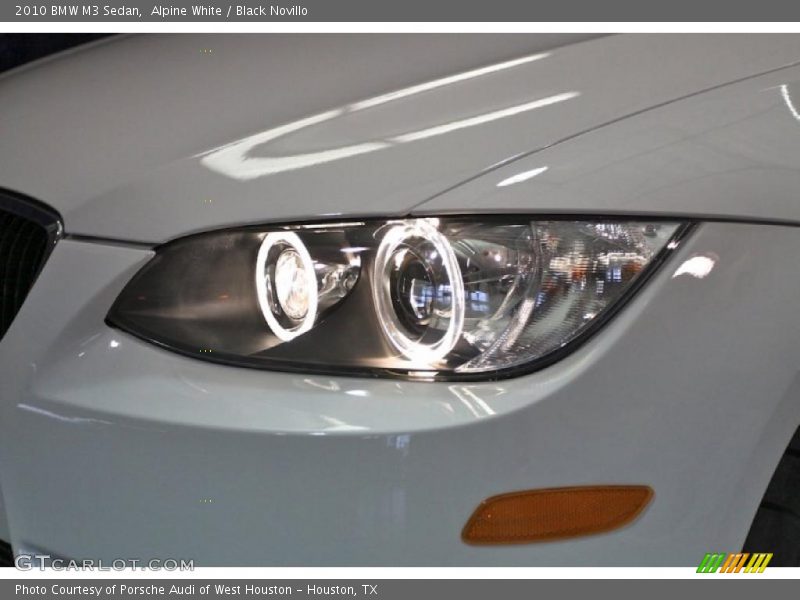 Alpine White / Black Novillo 2010 BMW M3 Sedan