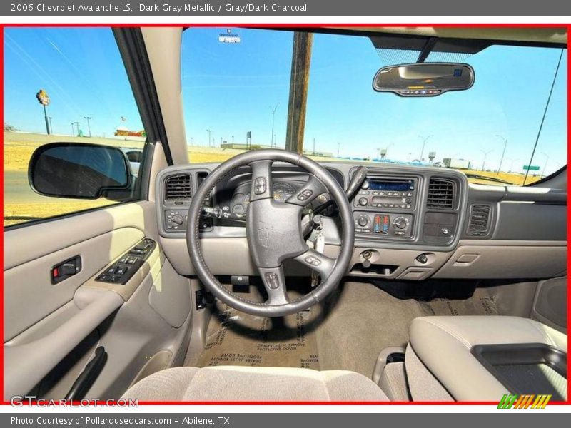 Dark Gray Metallic / Gray/Dark Charcoal 2006 Chevrolet Avalanche LS