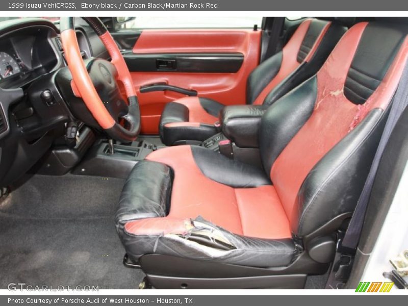 Ebony black / Carbon Black/Martian Rock Red 1999 Isuzu VehiCROSS