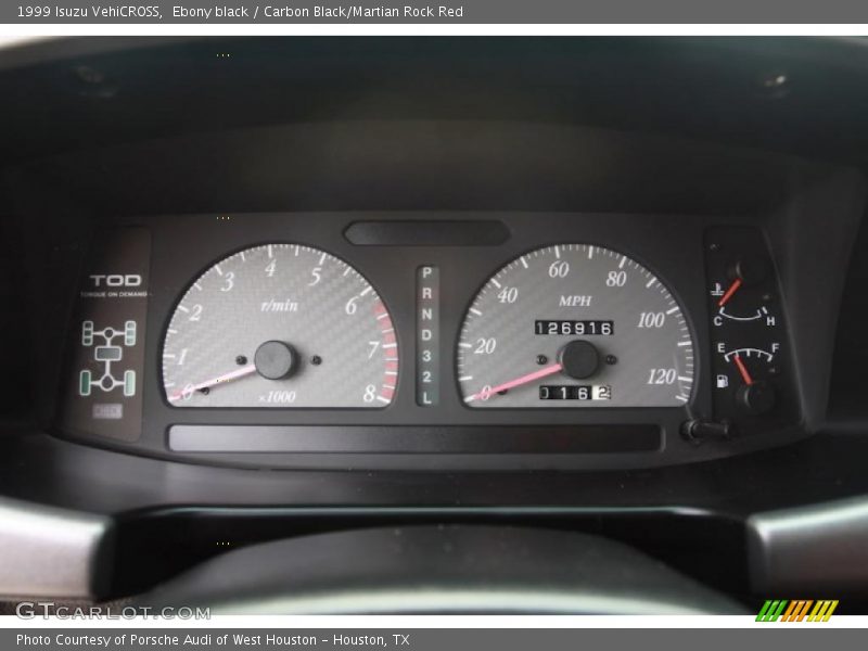 Ebony black / Carbon Black/Martian Rock Red 1999 Isuzu VehiCROSS