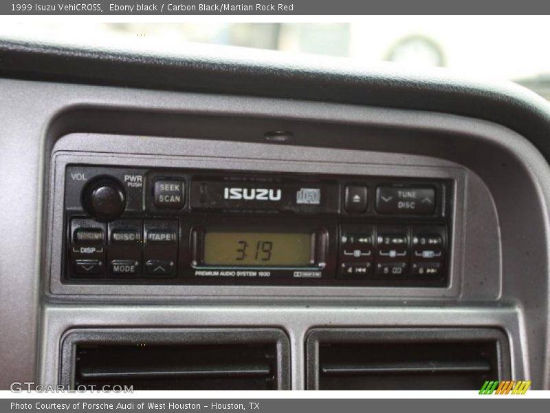 Ebony black / Carbon Black/Martian Rock Red 1999 Isuzu VehiCROSS
