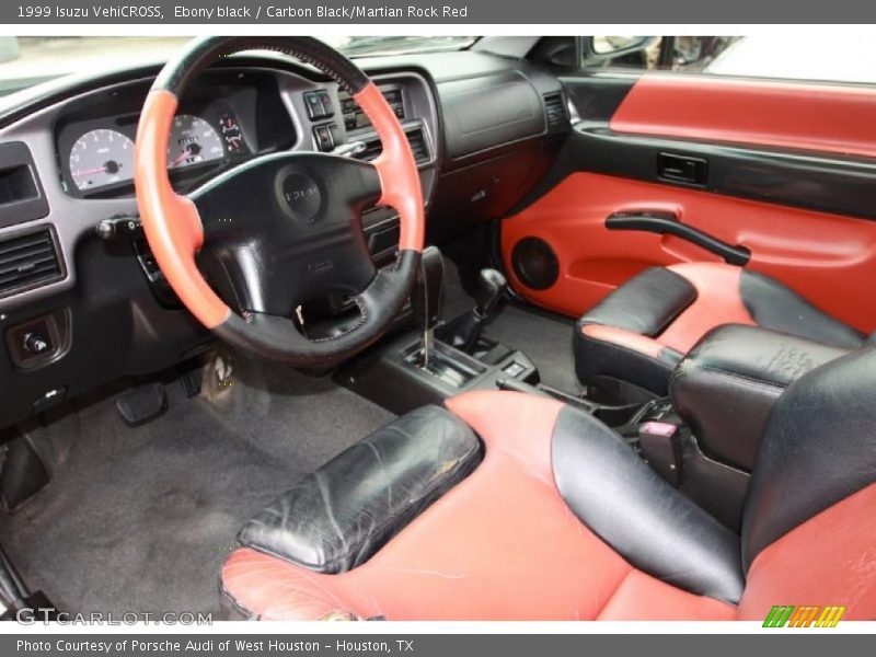 Ebony black / Carbon Black/Martian Rock Red 1999 Isuzu VehiCROSS
