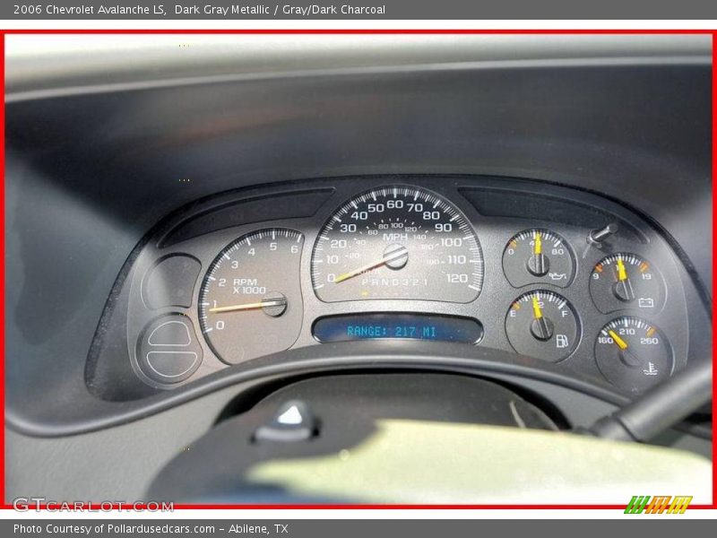 Dark Gray Metallic / Gray/Dark Charcoal 2006 Chevrolet Avalanche LS