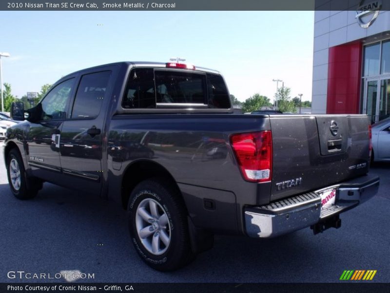 Smoke Metallic / Charcoal 2010 Nissan Titan SE Crew Cab