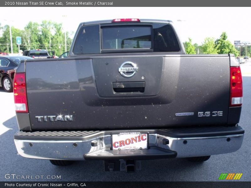 Smoke Metallic / Charcoal 2010 Nissan Titan SE Crew Cab