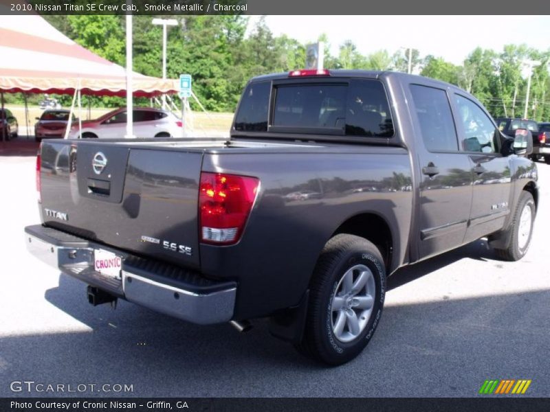 Smoke Metallic / Charcoal 2010 Nissan Titan SE Crew Cab