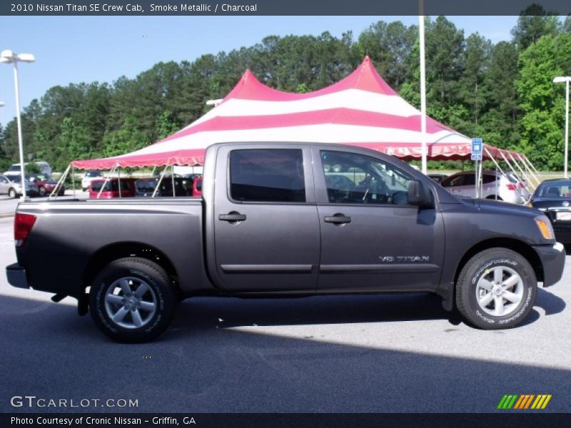 Smoke Metallic / Charcoal 2010 Nissan Titan SE Crew Cab