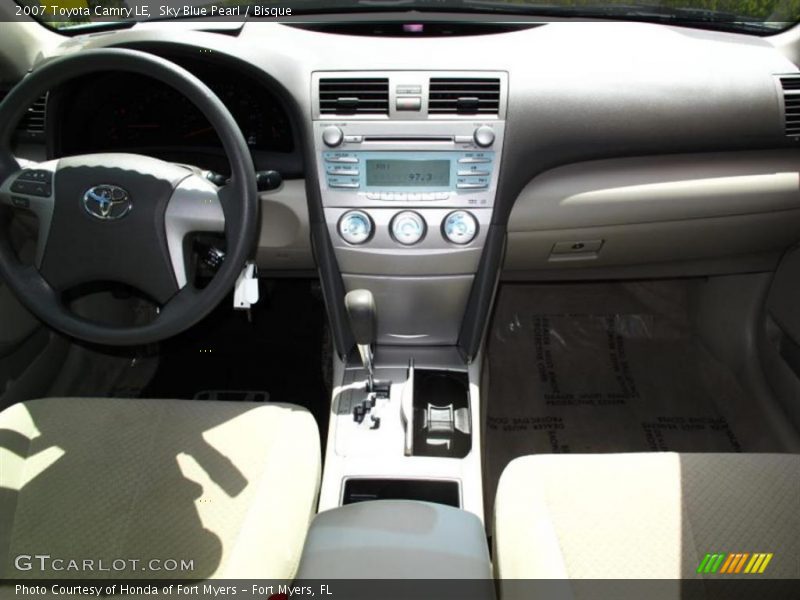 Sky Blue Pearl / Bisque 2007 Toyota Camry LE