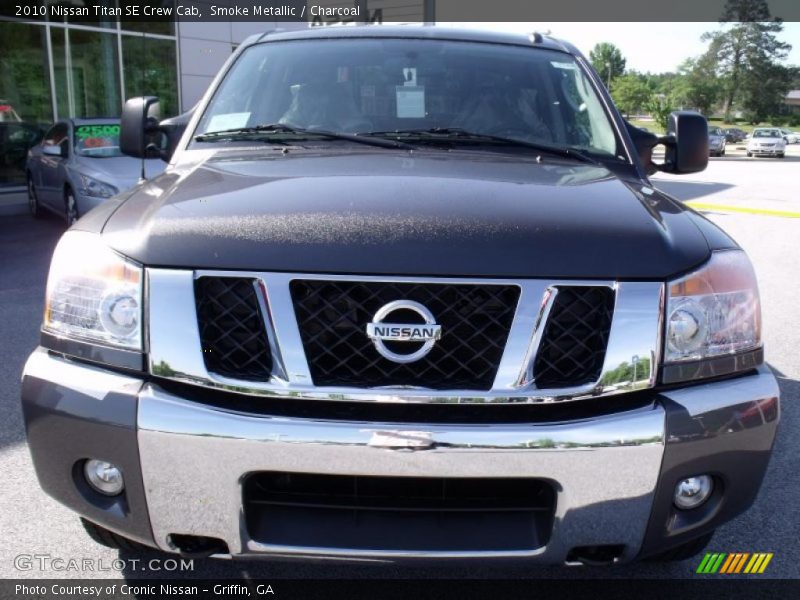 Smoke Metallic / Charcoal 2010 Nissan Titan SE Crew Cab
