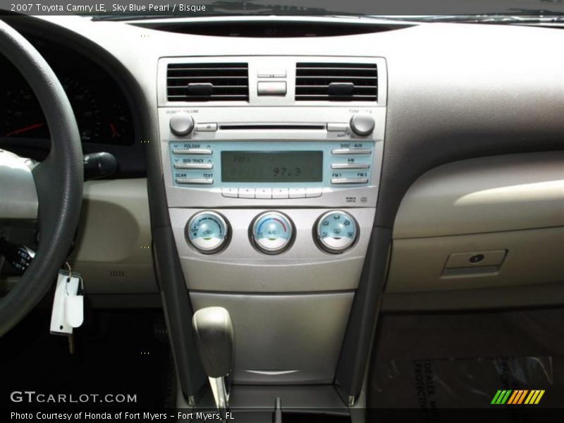 Sky Blue Pearl / Bisque 2007 Toyota Camry LE
