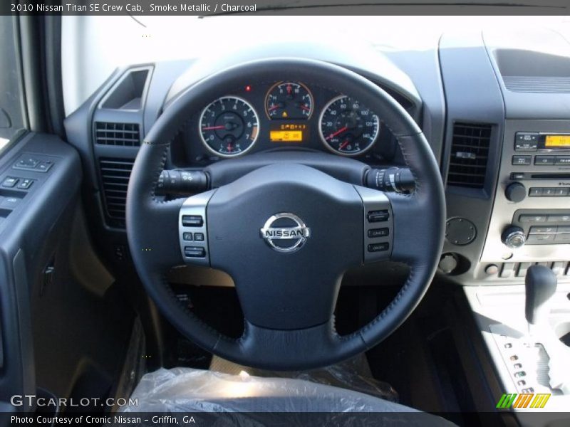 Smoke Metallic / Charcoal 2010 Nissan Titan SE Crew Cab