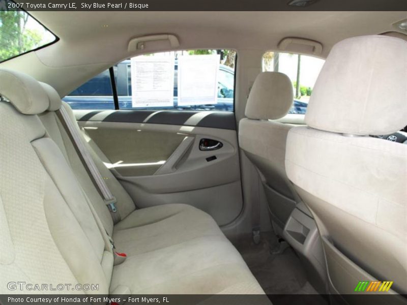 Sky Blue Pearl / Bisque 2007 Toyota Camry LE
