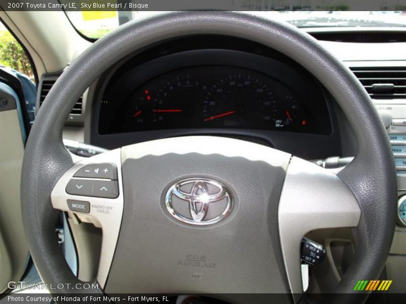 Sky Blue Pearl / Bisque 2007 Toyota Camry LE