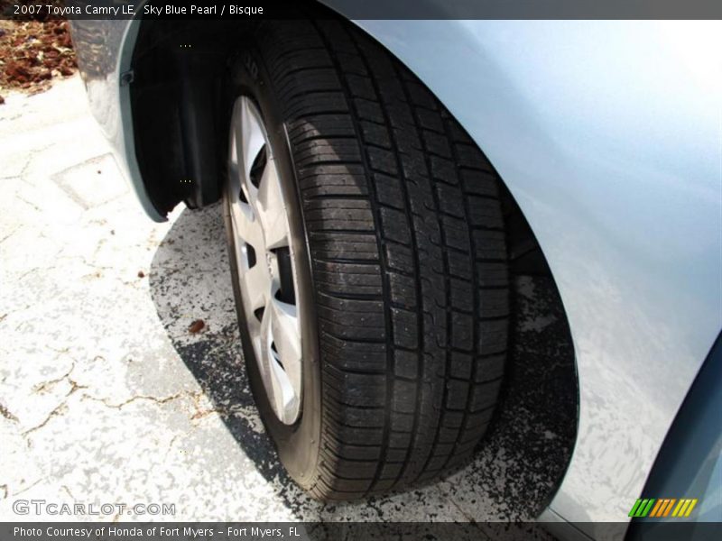 Sky Blue Pearl / Bisque 2007 Toyota Camry LE