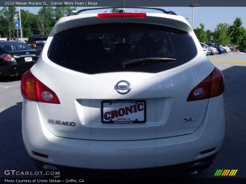 Glacier White Pearl / Beige 2010 Nissan Murano SL