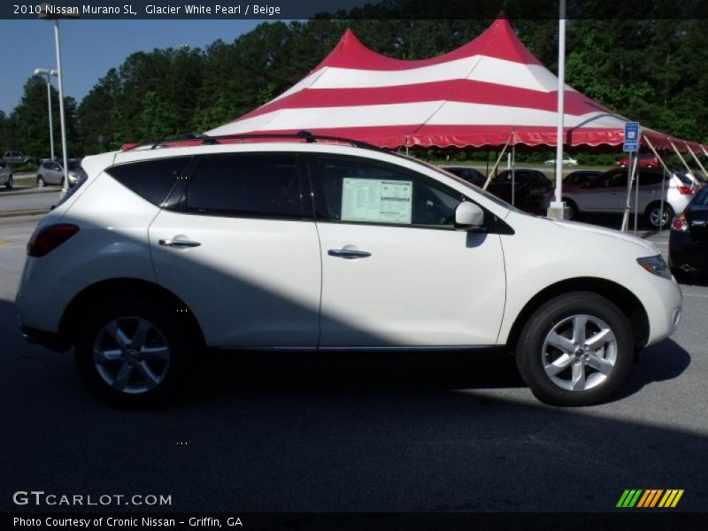Glacier White Pearl / Beige 2010 Nissan Murano SL