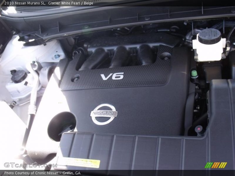 Glacier White Pearl / Beige 2010 Nissan Murano SL