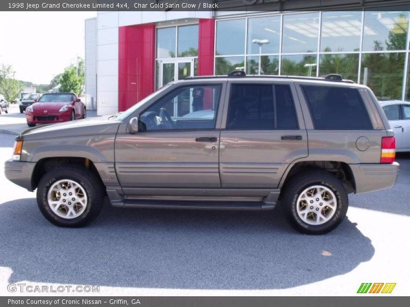 Char Gold Satin Glow / Black 1998 Jeep Grand Cherokee Limited 4x4