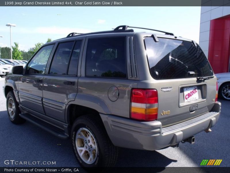 Char Gold Satin Glow / Black 1998 Jeep Grand Cherokee Limited 4x4