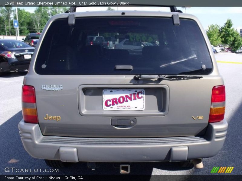 Char Gold Satin Glow / Black 1998 Jeep Grand Cherokee Limited 4x4