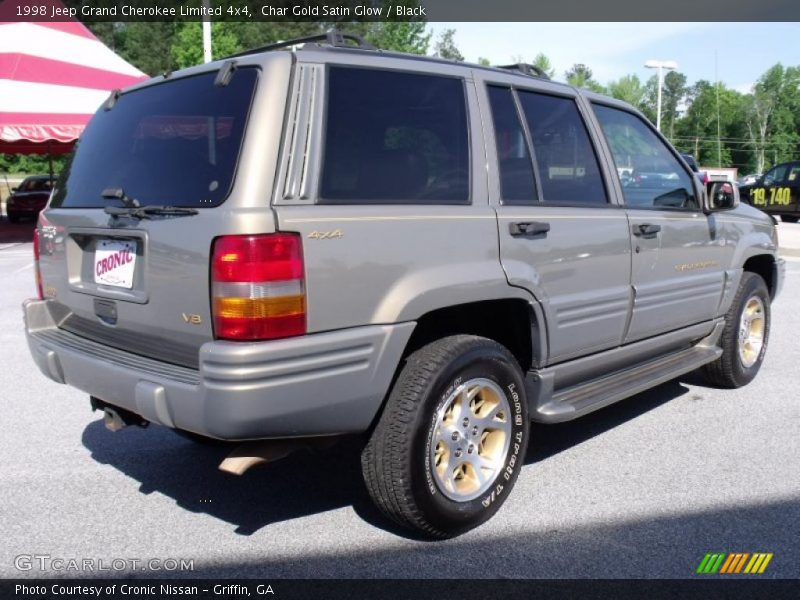 Char Gold Satin Glow / Black 1998 Jeep Grand Cherokee Limited 4x4