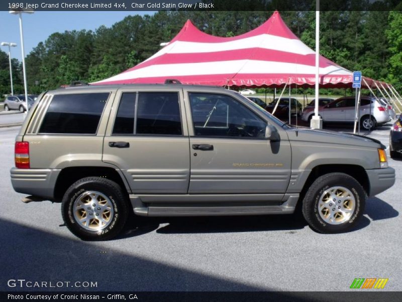 Char Gold Satin Glow / Black 1998 Jeep Grand Cherokee Limited 4x4