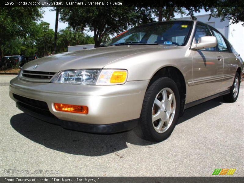 Cashmere Silver Metallic / Beige 1995 Honda Accord EX-L Sedan