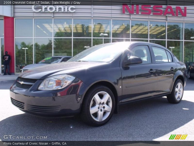 Slate Metallic / Gray 2008 Chevrolet Cobalt LT Sedan
