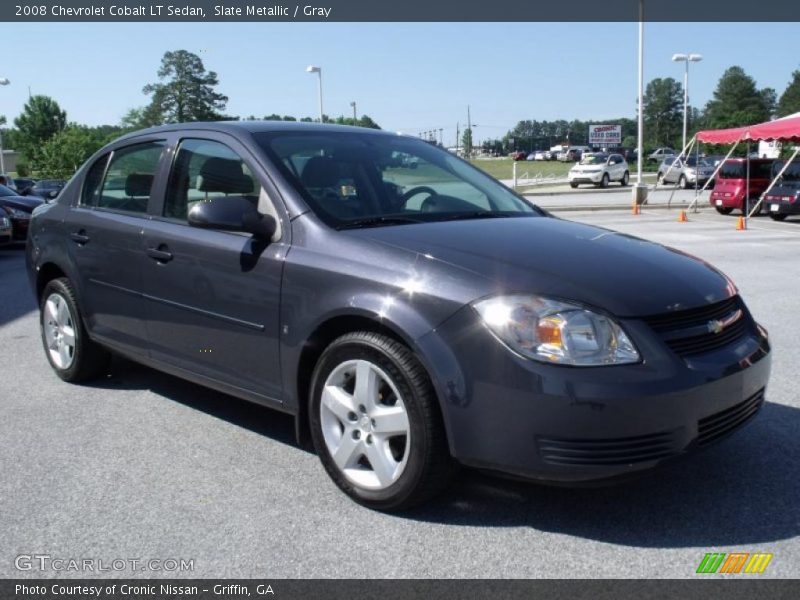 Slate Metallic / Gray 2008 Chevrolet Cobalt LT Sedan