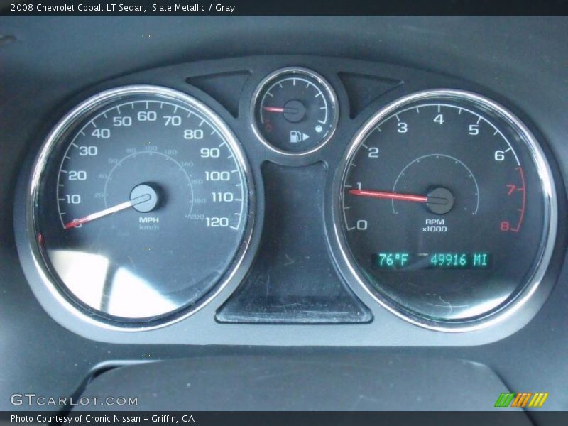 Slate Metallic / Gray 2008 Chevrolet Cobalt LT Sedan