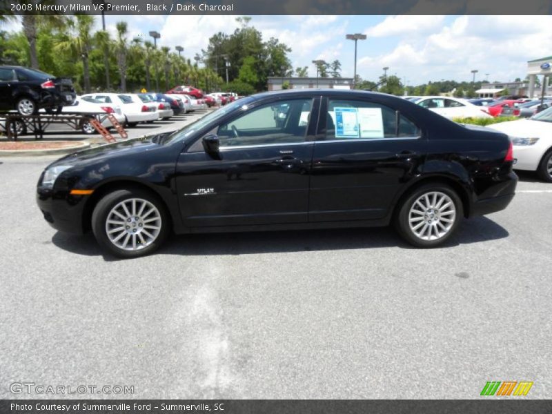 Black / Dark Charcoal 2008 Mercury Milan V6 Premier
