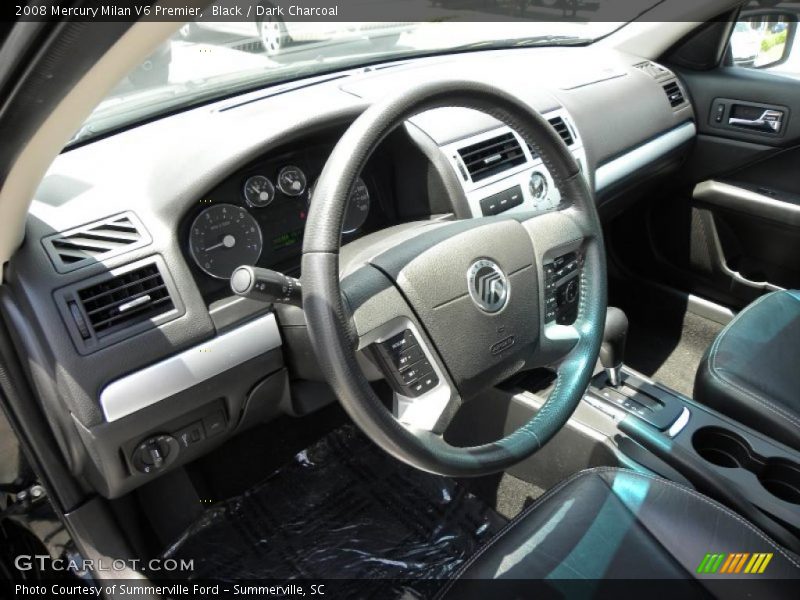 Black / Dark Charcoal 2008 Mercury Milan V6 Premier
