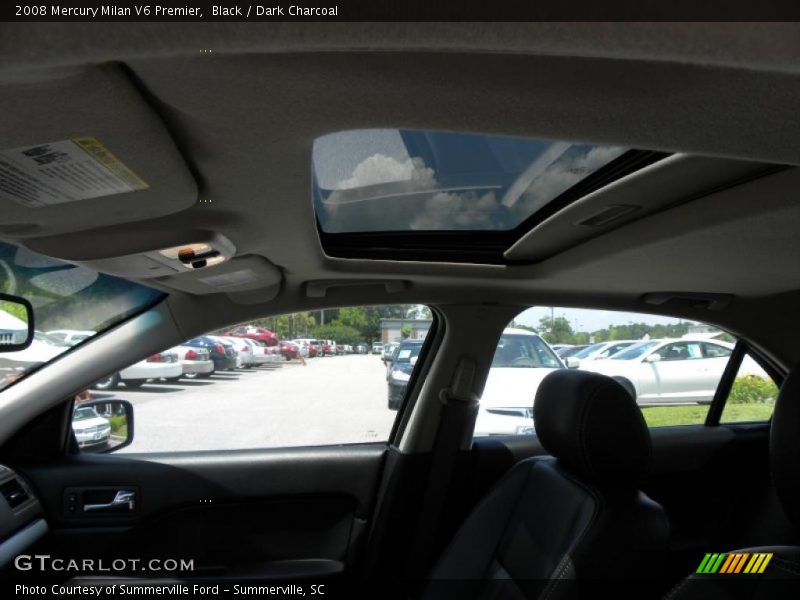 Black / Dark Charcoal 2008 Mercury Milan V6 Premier