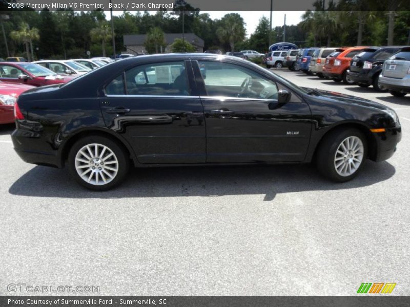 Black / Dark Charcoal 2008 Mercury Milan V6 Premier