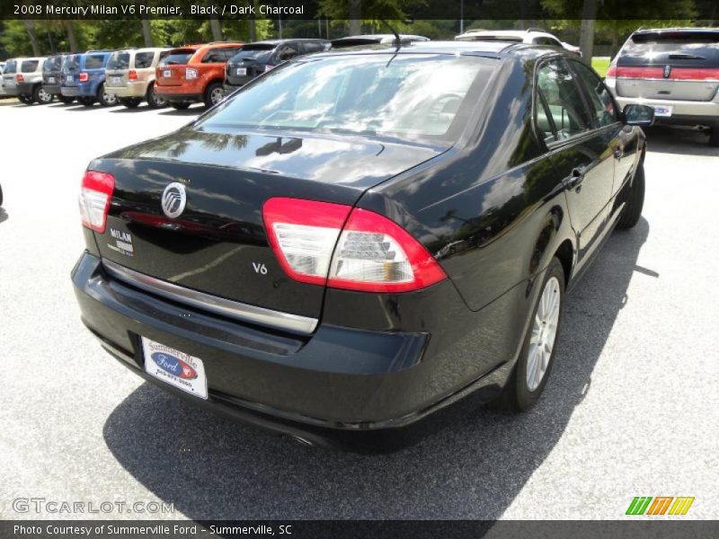 Black / Dark Charcoal 2008 Mercury Milan V6 Premier